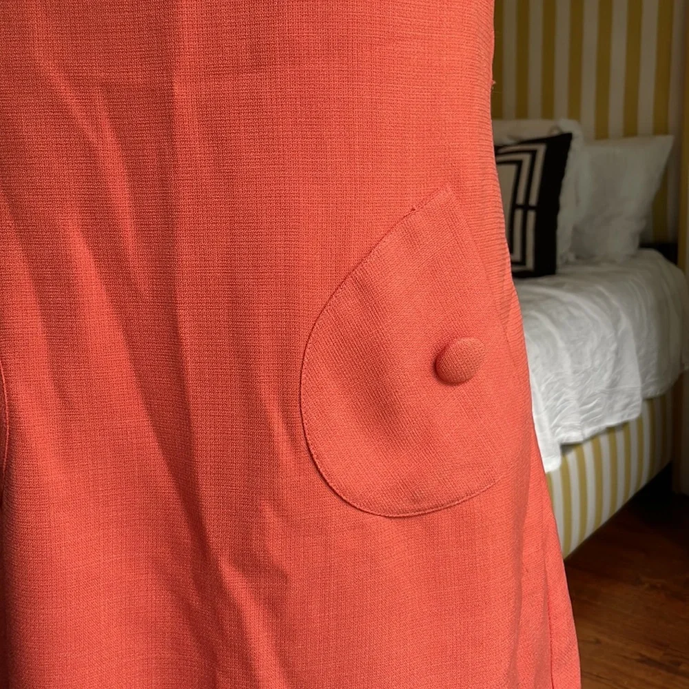 Karins Steven Vintage Salmon Dress - Picture 3 of 6